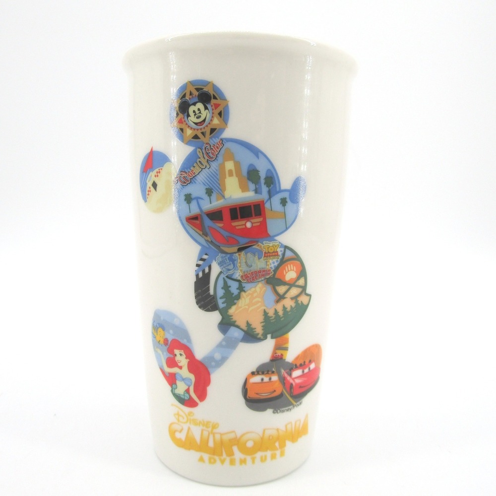 Starbucks Disney California Adventure Ceramic Travel Mug Tumbler 12oz Mickey - Picture 2 of 7